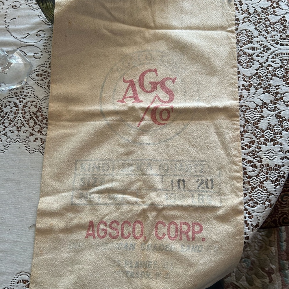 Vintage AGSCO Corp. Canvas Bag